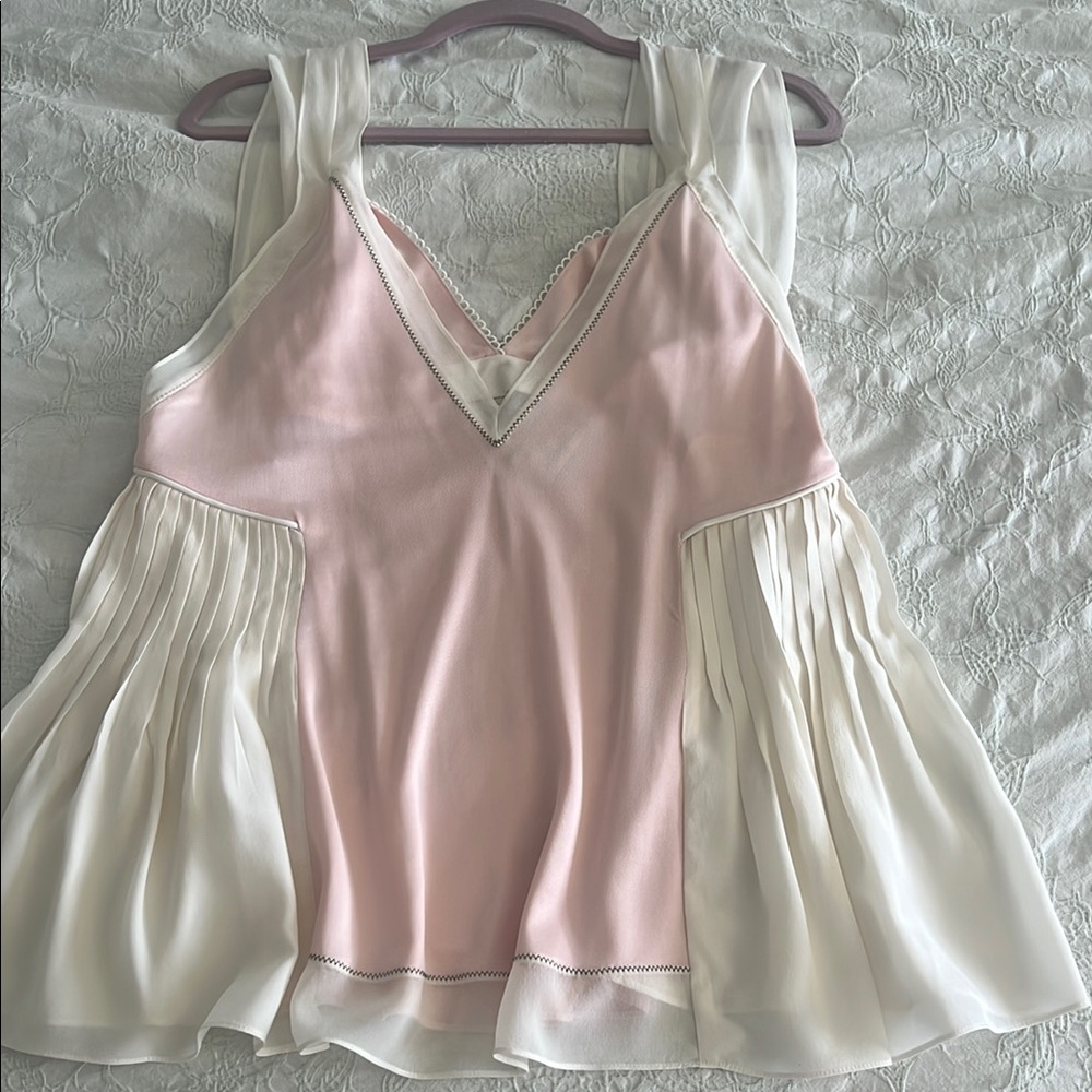 3.1 Phillip Lim Pink and White Blouse
